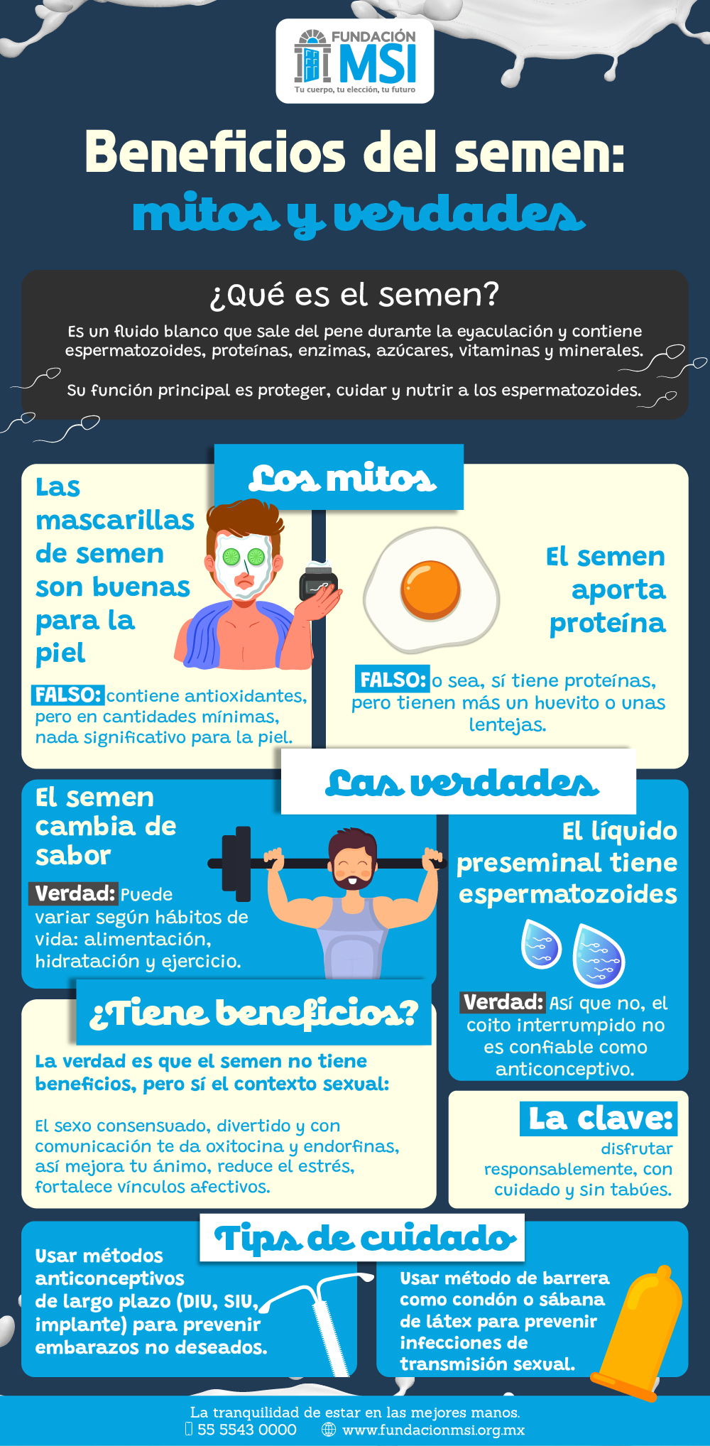 Beneficios del semen